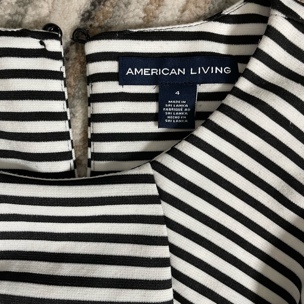 Cute Striped sleeveless dress size 4 - Picture 5 of 8